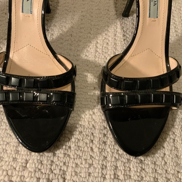 Prada Patent Leather Mule Sandal - Picture 2 of 4